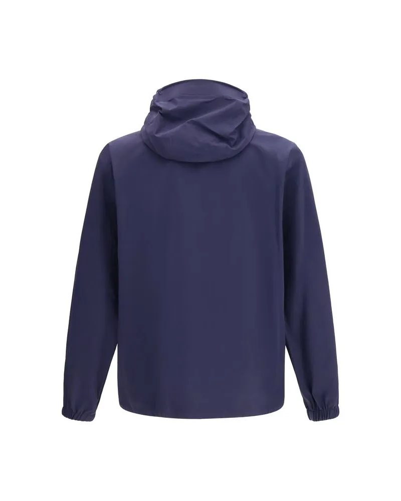 Moncler Men's Blue Polyamide Shell Jacket Clothing Navy