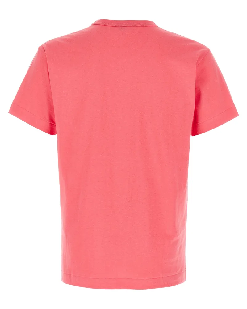 Comme des Garçons Women's Multicolor Cotton T-Shirt Pink