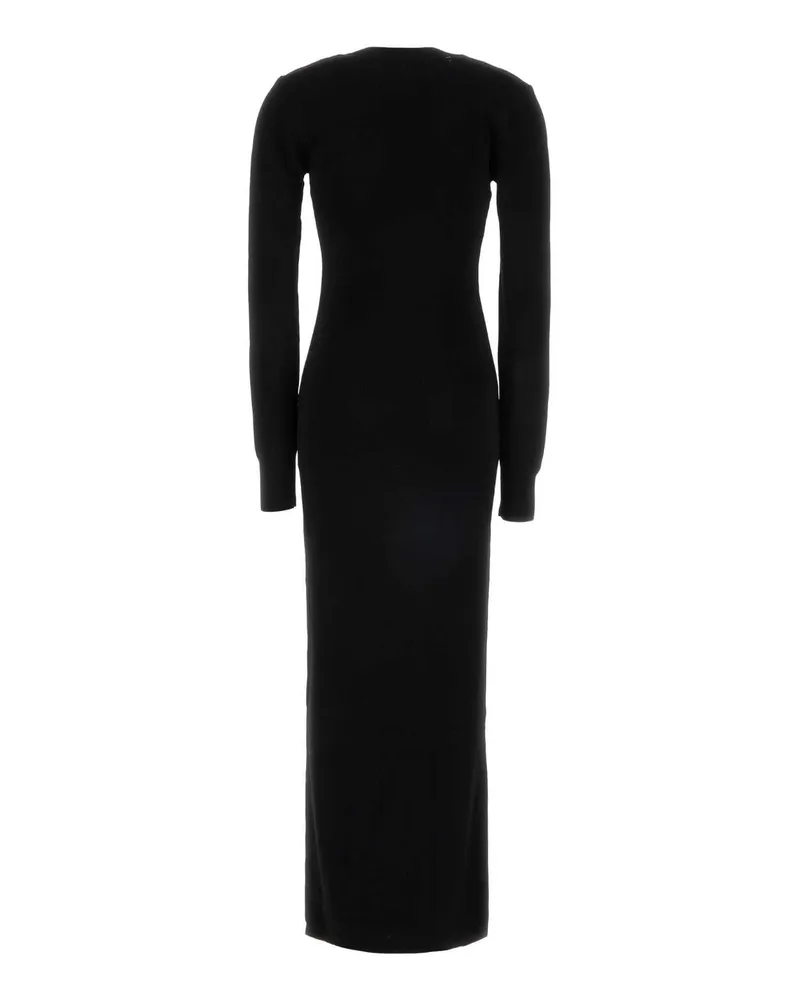 Entire Studios Women's Black Knit Dress Exterior: Viscose Maglieria Black