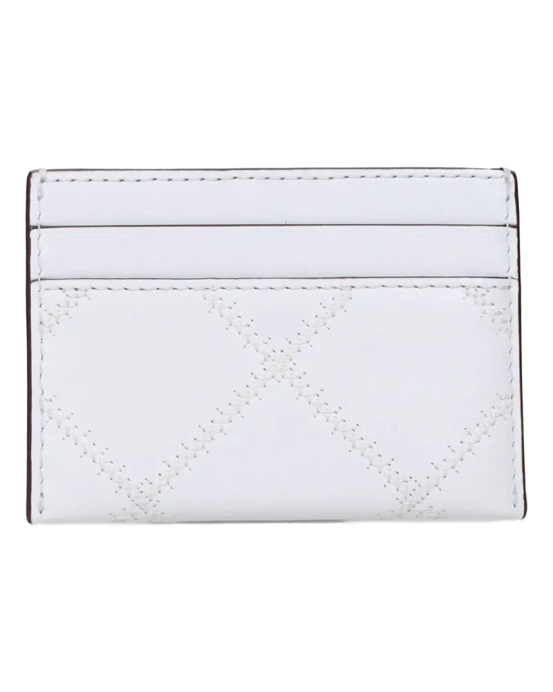 Tory Burch Quilted Leather Card Case — White White