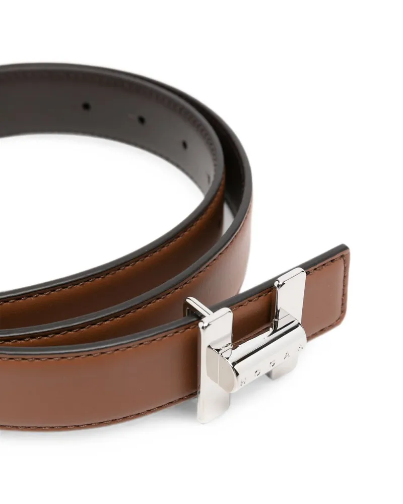 Hogan Leather Belt — Brown Brown