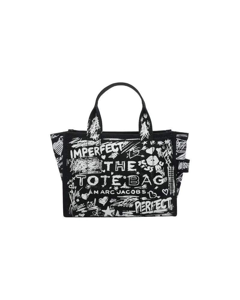 Marc Jacobs Women's Tote Bag Black Cotton - Tote-Bags Black