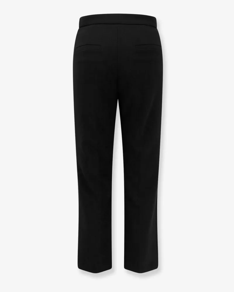 Elisabetta Franchi Women's Trousers Essentials Monogram Black Polyester Black