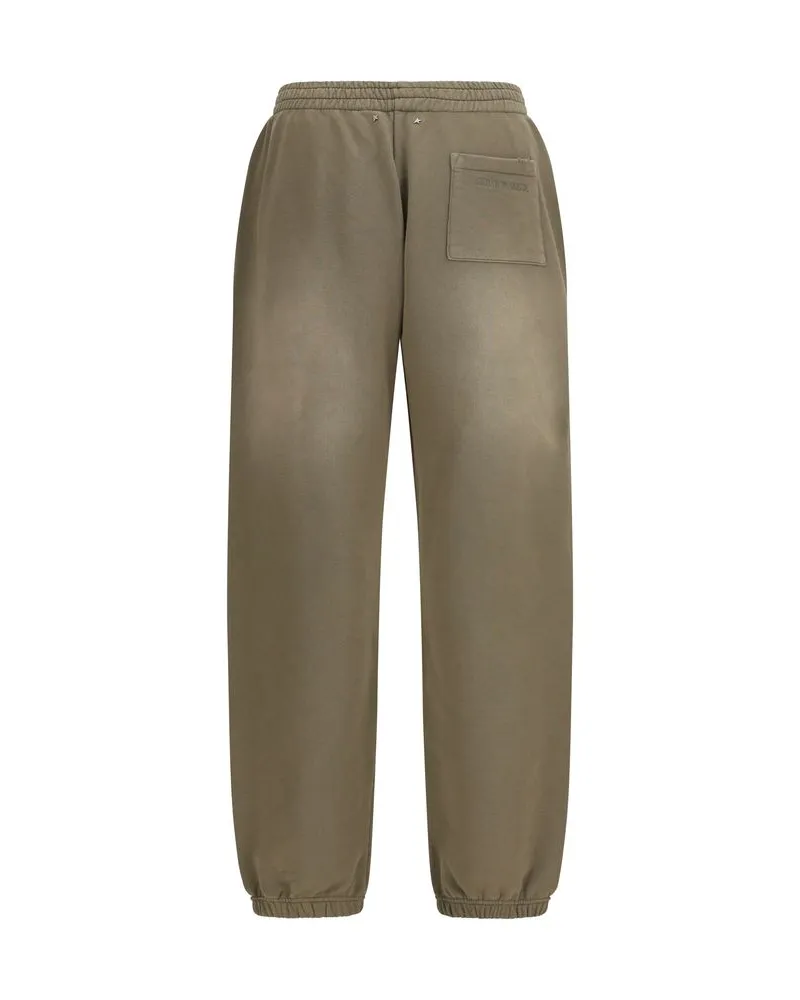 Golden Goose Men's Bicolor Cotton Joggers (workout Pants Beige