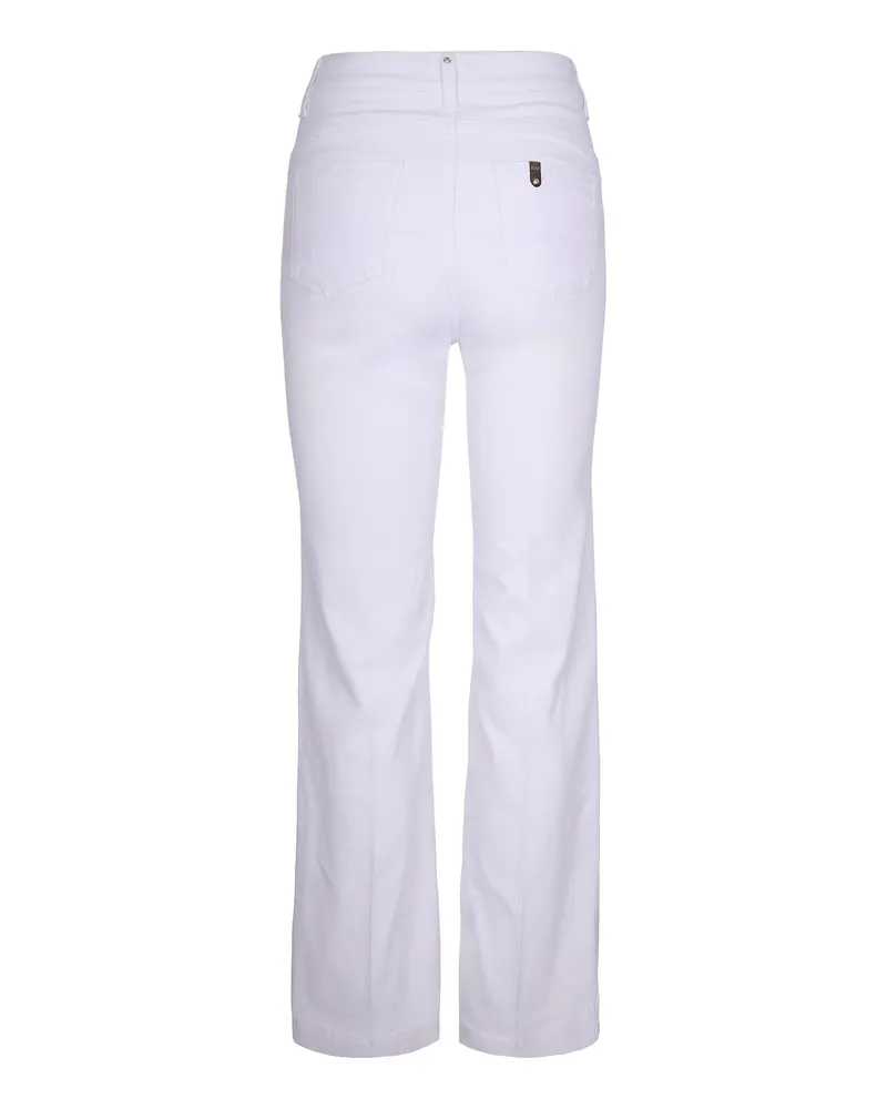 Liu Jo Women's Flare Jeans Optical White Cotton White