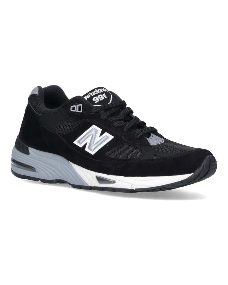 New Balance Men's Sneakers Black Pelle Black