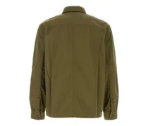 Men's Overshirt Green Cotton Jacket