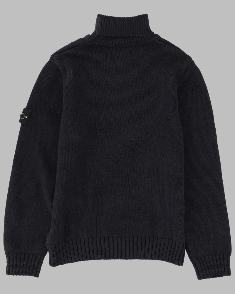 Stone Island Cotton-Blend Jersey T-Shirt — Black Black