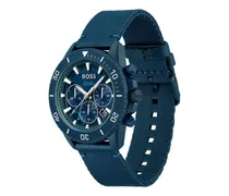 Men's Admiral Ocean Solar Quartz Chronograph Watch Blue Accessories > Jewelry
