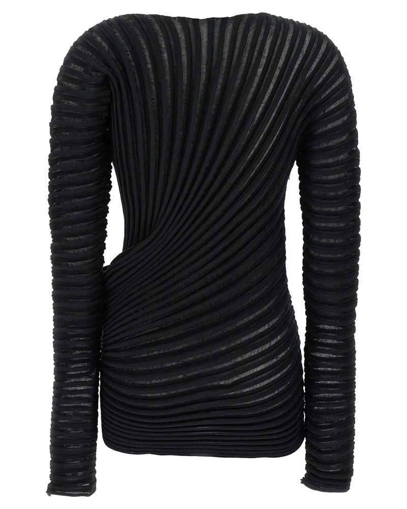 Issey Miyake Blouse — Black Black