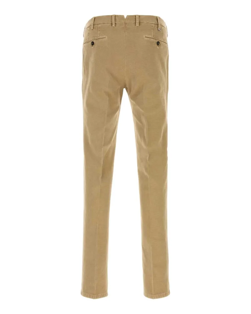 PT TORINO Stretch Cotton Trousers — Beige Beige