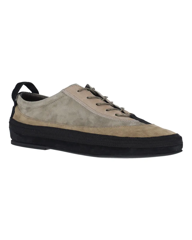 RANRA Men's Sneakers Grey Leather Gray