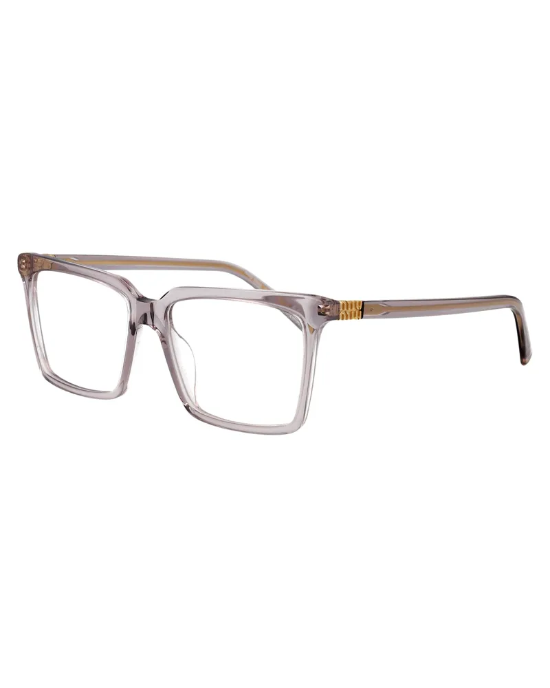 Miu Miu Women's Sunglasses Transparent Mauve Acetate Glasses & Frames Mauve