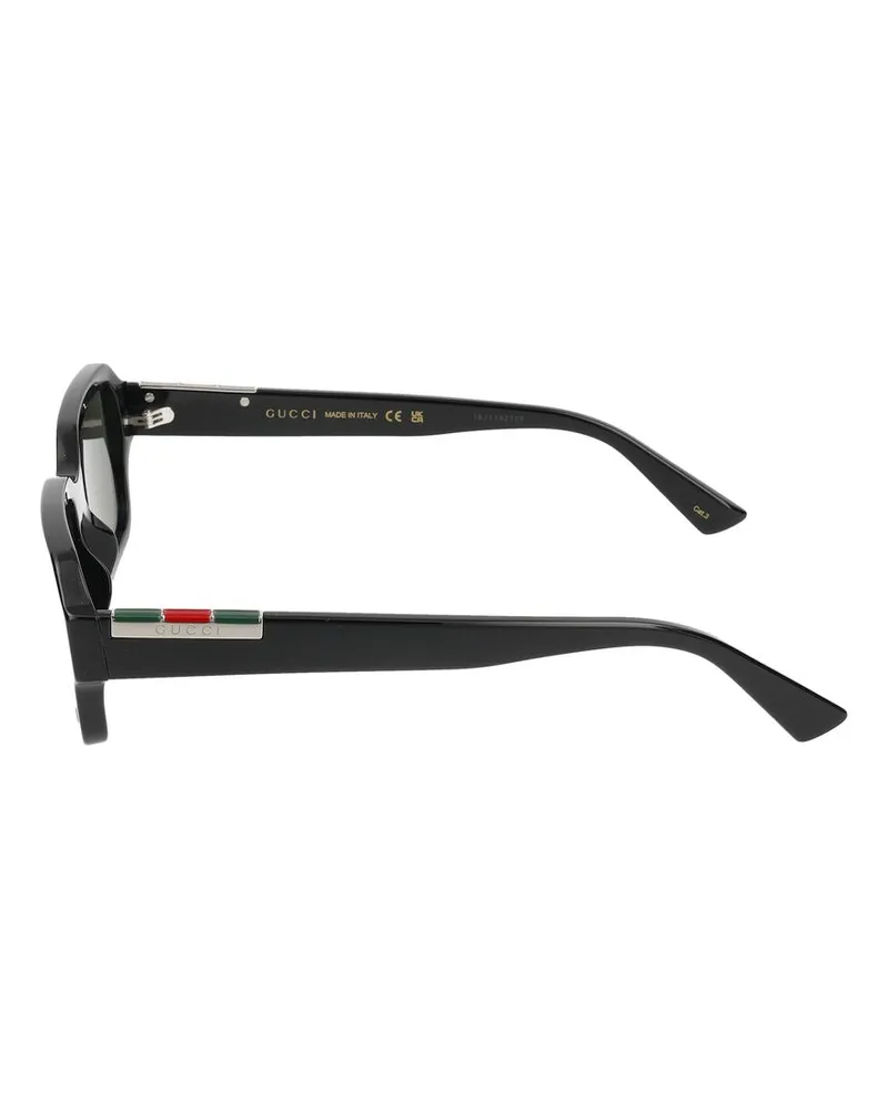 Gucci Men's Sunglasses  Gg1887s 001 Black Grey 17-145 Acetate Black