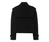 Women's Black Cotton Myfair Trench Coat