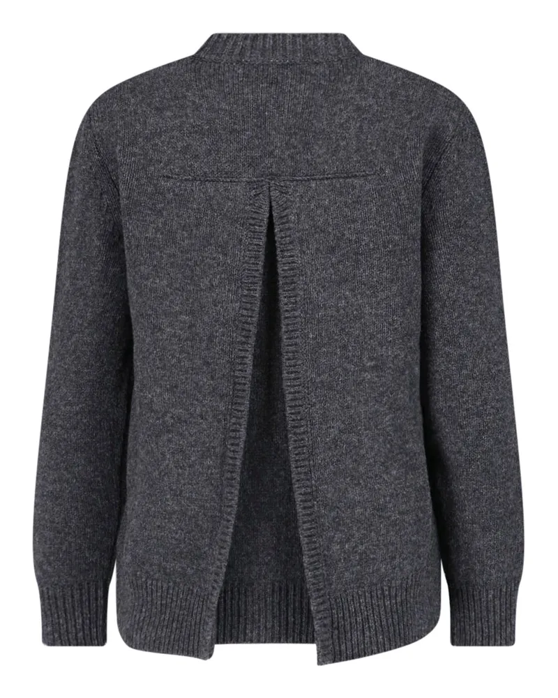 Jil Sander Women's Sweaters Grey Wool Gray