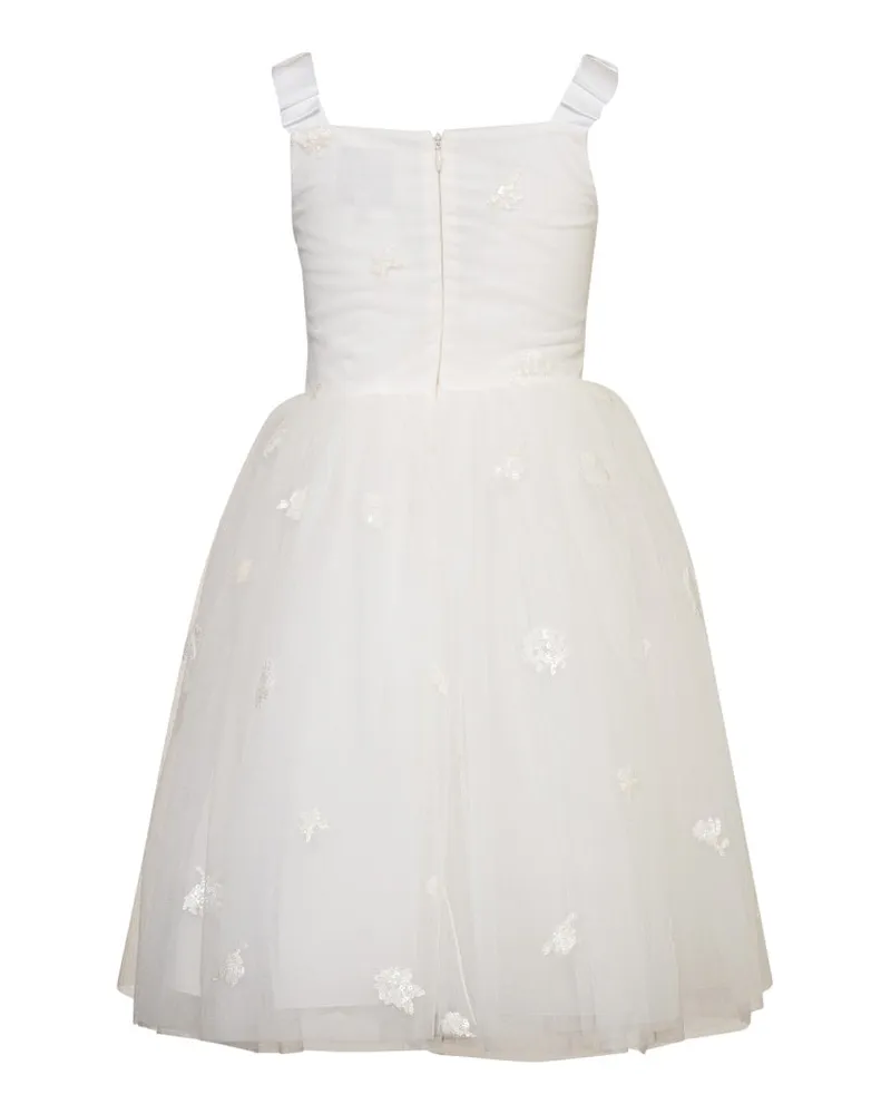 Simonetta Woven Gold Polyamide Dress — Gold Gold