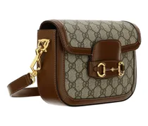Women's 1955 Mini Horsebit Shoulder Be.ebon-Br.sugar-Vrv Handbags Be.ebon/br.sugar/vrv Hand Bags