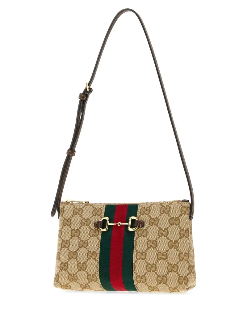 Gucci Women's Gg Fabric Shoulder Bag Vsanddkbrvrvblk Borse A Tracolla Beige