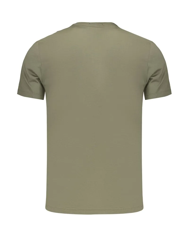 Calvin Klein Logo-Embroidered Cotton T-Shirt — Green Green