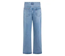 Organic Cotton Straight-Leg Jeans — Blue