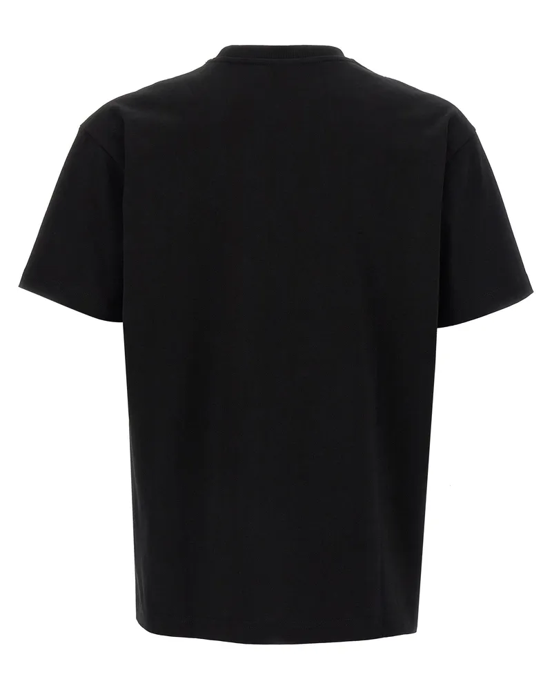 Mackage Men Black Cotton T-Shirt Black