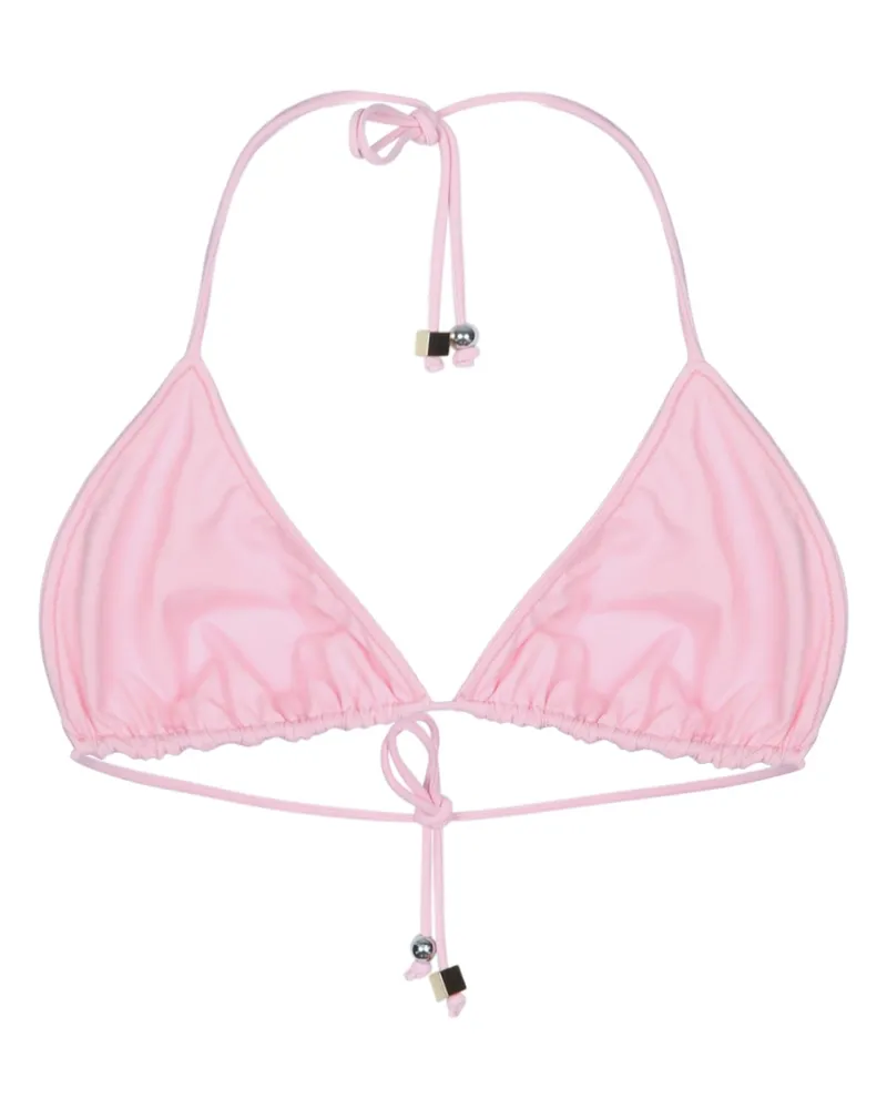 Jacquemus Haut Bikini Top — Pink Pink