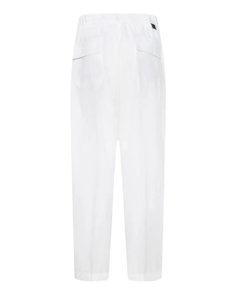 Low Brand Men's Trousers White Cotton White