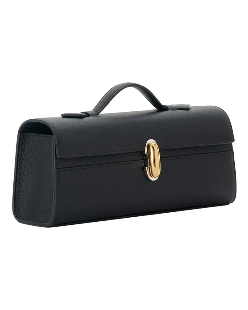 SAVETTE Slim Symmetry Clutch — Black Black
