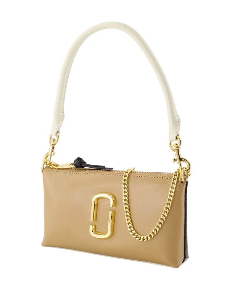 Marc Jacobs Women's The Pochette Shoulder Bag -  Leather Brown Cowhide Shoulder-Hobo-Bags Beige