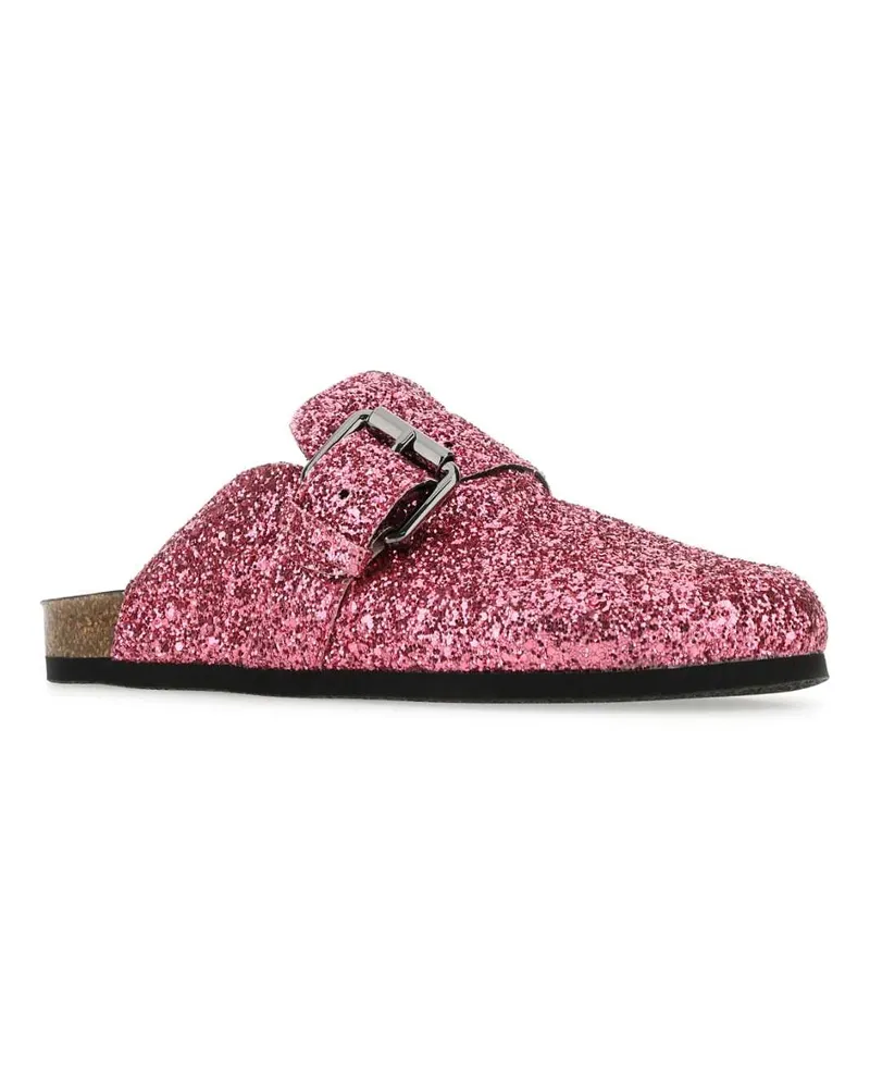 Philosophy Di Lorenzo Serafini Women's Pink Glitters Slippers Flat Shoes Pink