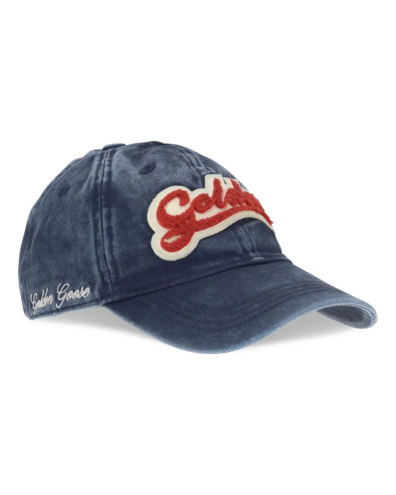 Golden Goose Women's Baseball Cap Journey Dress Blues Cotton Hat Navy