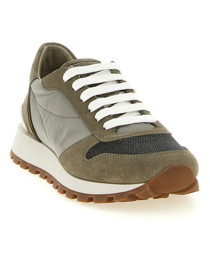 Brunello Cucinelli Active Sneaker — Green Green