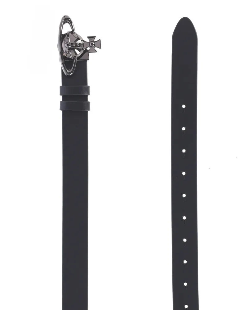 Vivienne Westwood Women's Belts Black Cow Leather Black