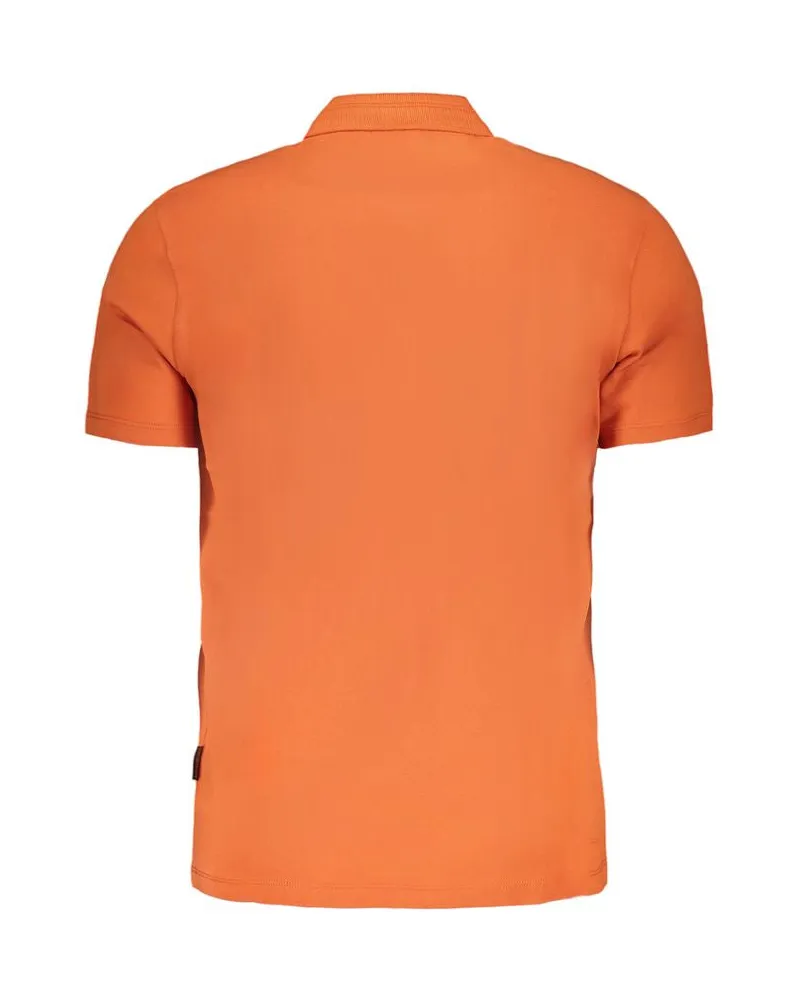 Napapijri Organic Cotton Polo — Orange Orange