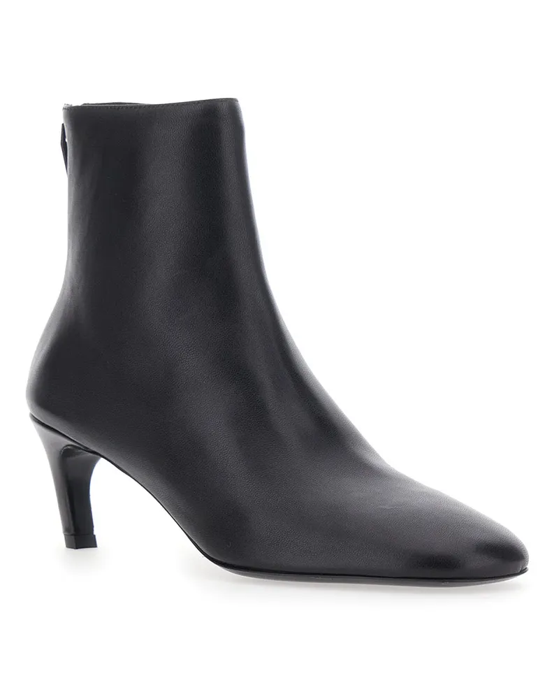 Totême Women's Ankle Boots Black Leather Black