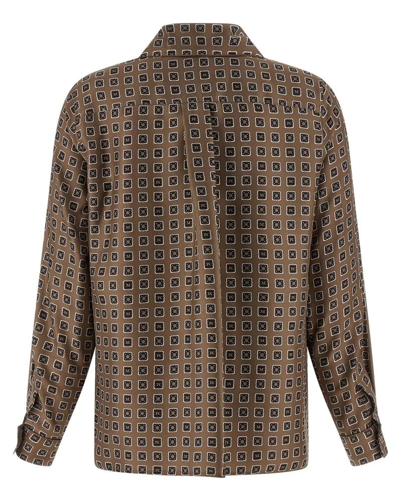 Max Mara Women's Brown Silk Blouse Brown