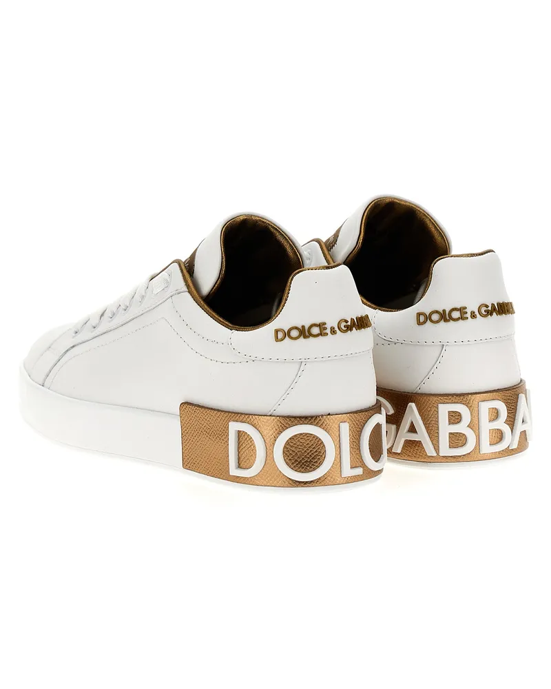 Dolce & Gabbana Portofino Sneakers — White White