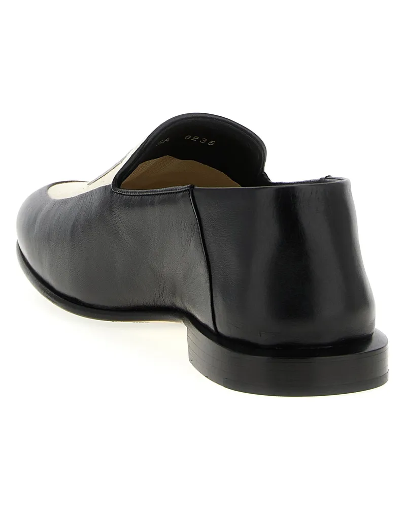 Givenchy Women's Black Lamb Leather Slip-On Loafers Black