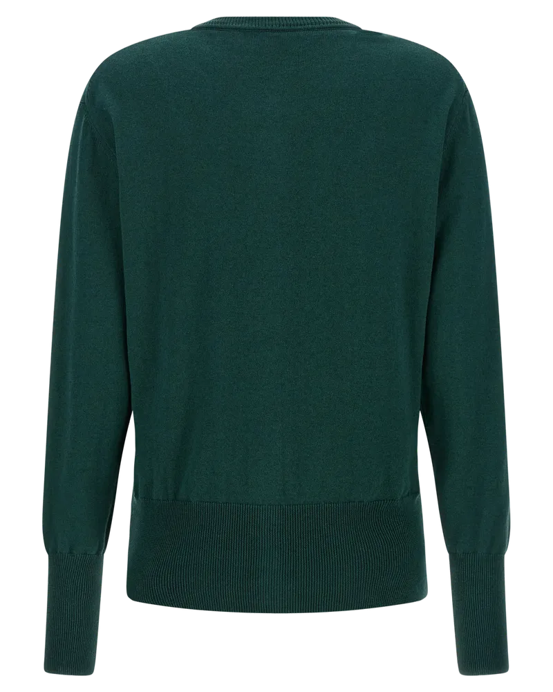 Vivienne Westwood Women's Bicolor Cotton Cardigan Clothing Green