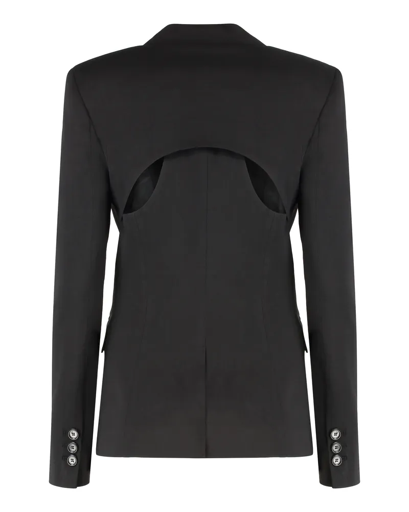 Pinko Women's Linen Blazer Black Blazers Jacket Black