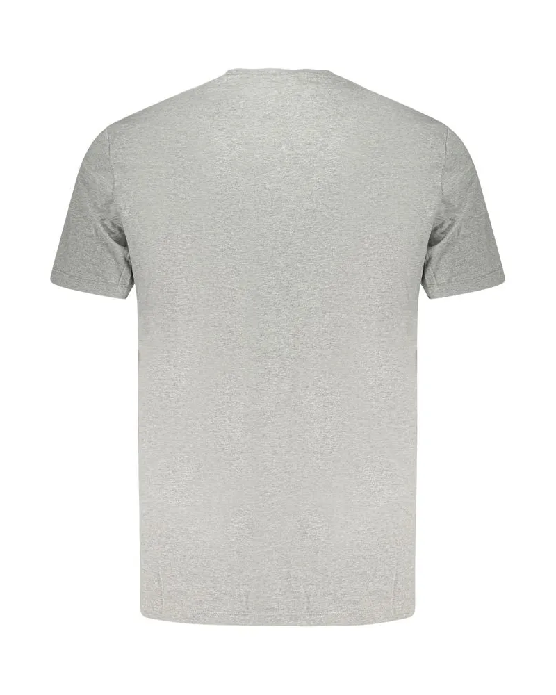 Calvin Klein Logo-Appliqué Cotton T-Shirt — Gray Gray