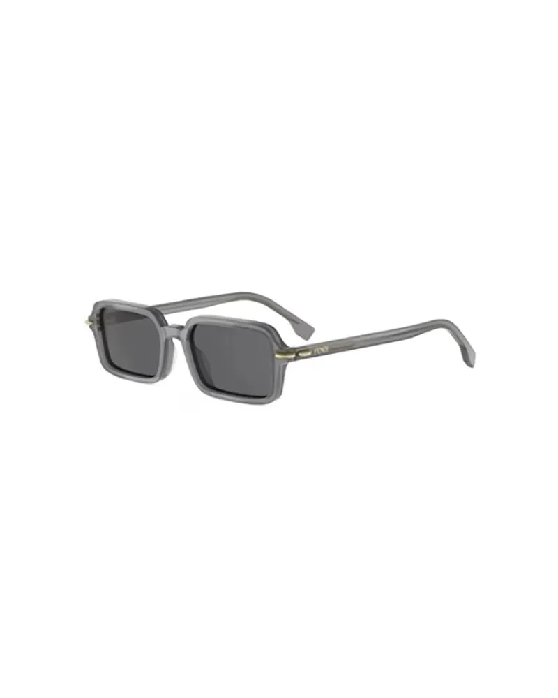 Fendi Unisex Sunglasses Opaline Grey Acetate Eyewear Gray