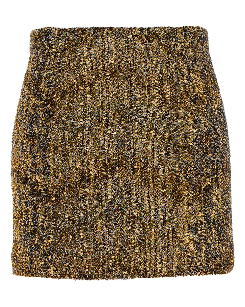 Missoni Mini Skirt — Gold Gold