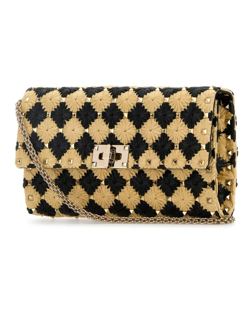 Valentino Garavani 6w2b0137qun Ex9 Naturalenero Borse A Mano Bag Beige
