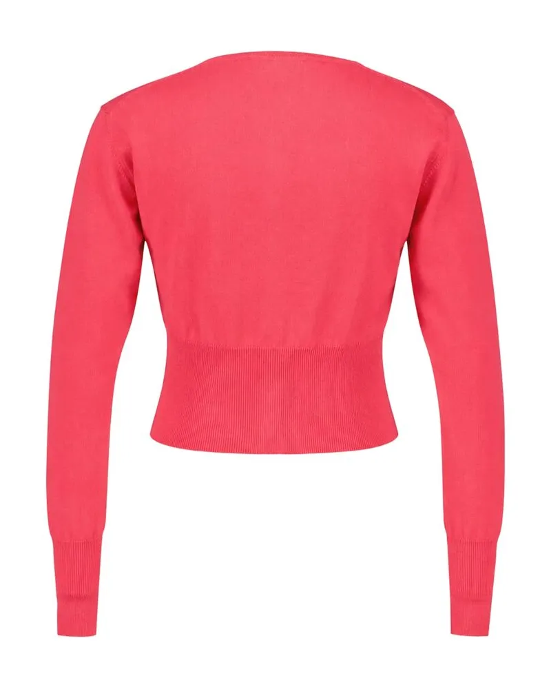 Vivienne Westwood Women Bea Cropped Cardigan -  Cotton Pink Ready-To-Wear Knitwear Pink
