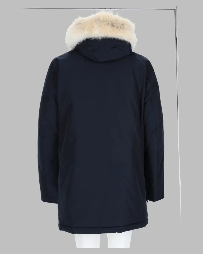 Woolrich Arctic Detachable Coat — Navy Navy