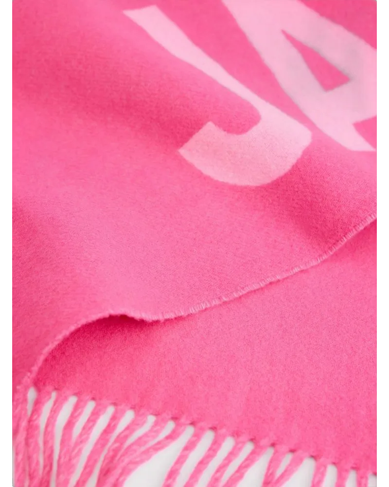 Jacquemus Unisex Scarf Multi Pink Wool Accessories Pink