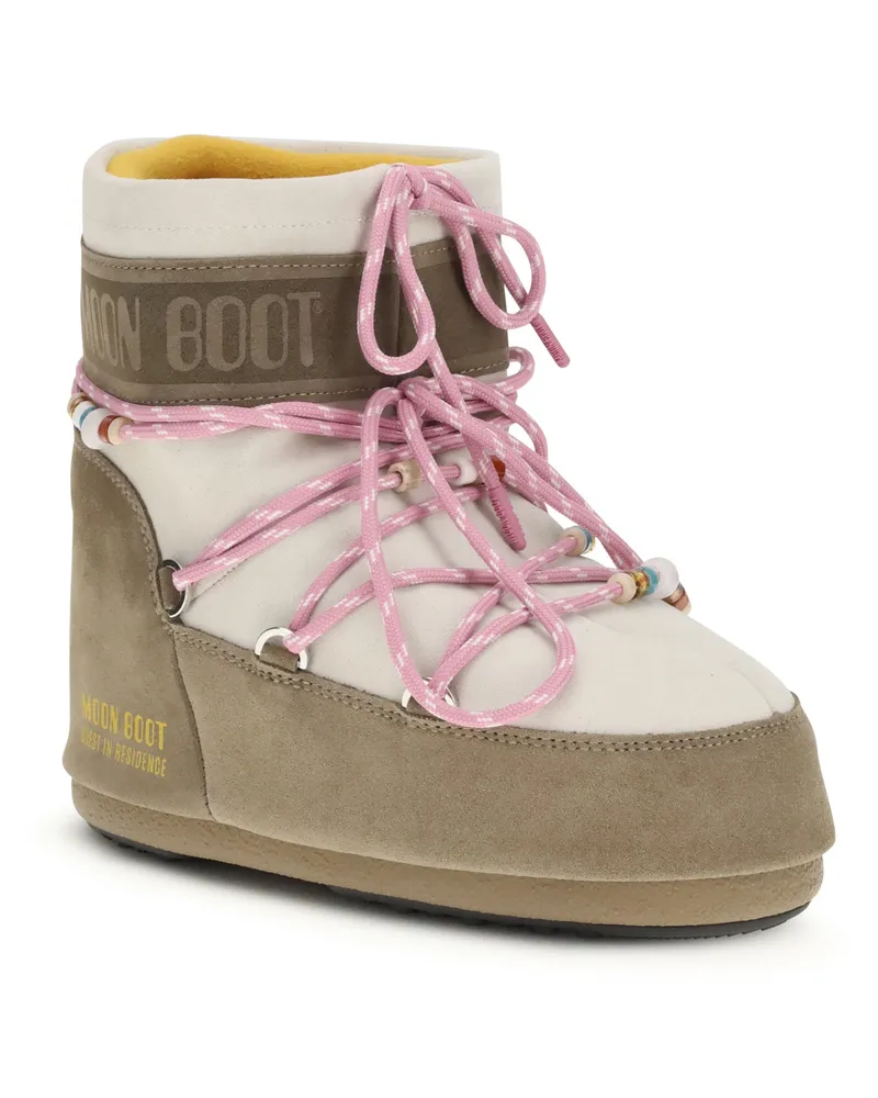 Moon Boot Women's Boots Icon Low Honey-White Sand Honey/white Beige