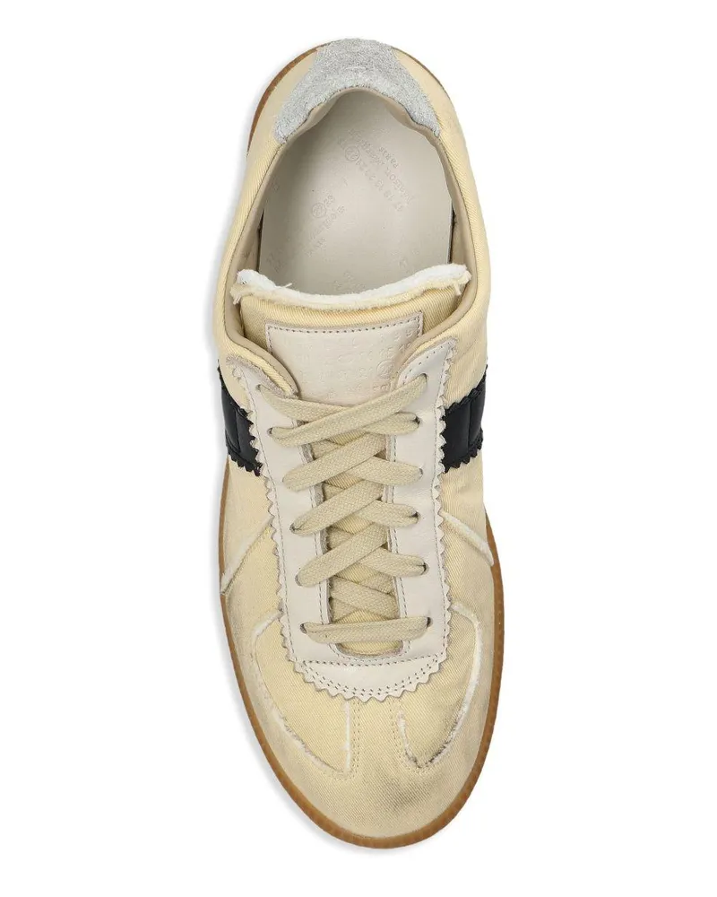 Maison Margiela Women's Sneakers Replica Beige Polyester Trainers Beige